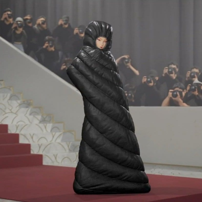 Mira wearing a sleeping bag in KPop Demon Hunters